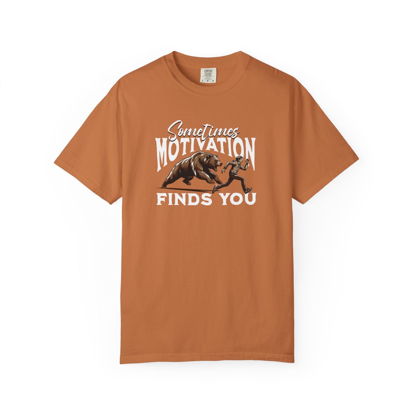 Funny Running Motivation Unisex T-shirt, Bear Chasing Humor Tee, Workout Inspiration Shirt, Fitness Apparel, Running Gift