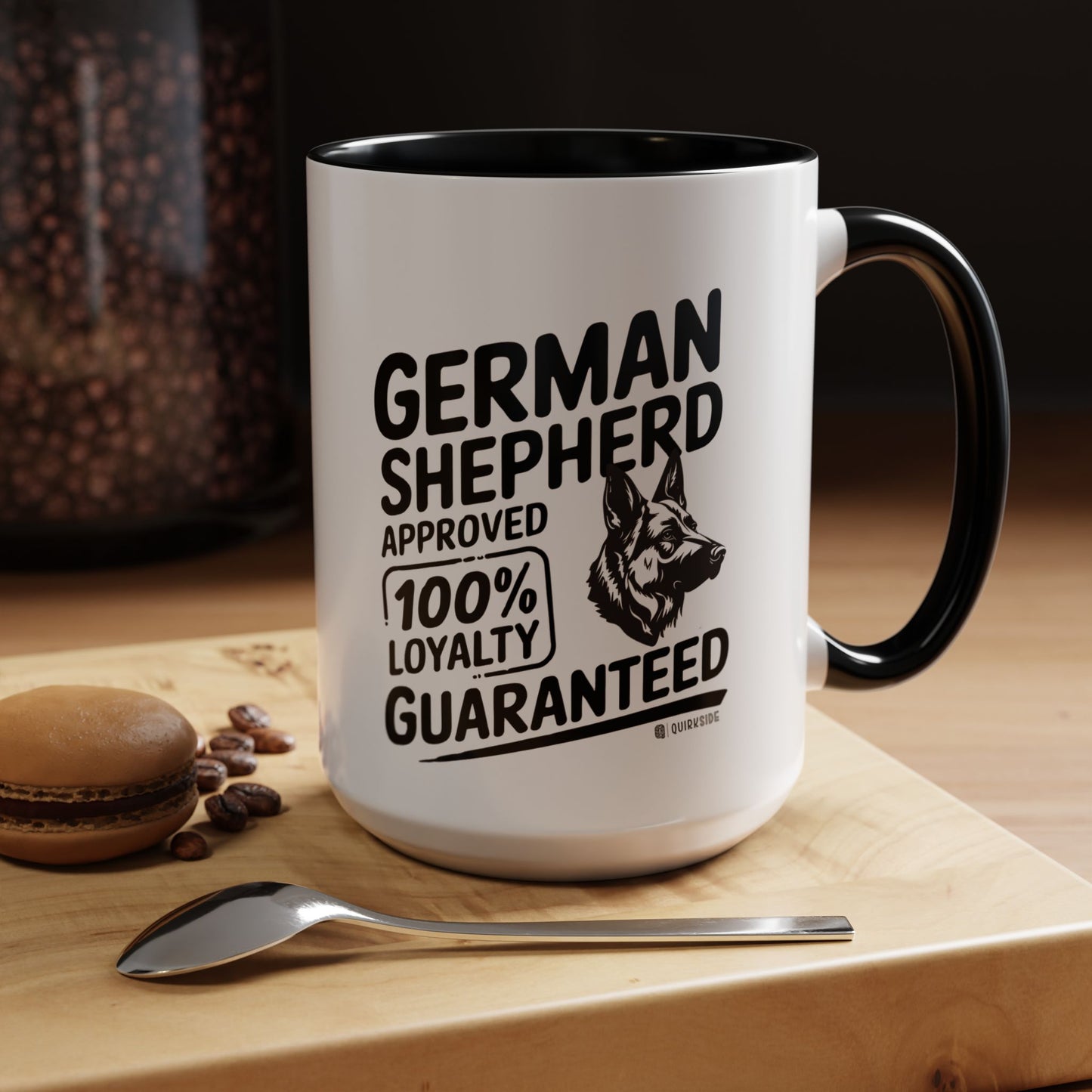 German Shepherd Lover Coffee Mug, Dog Owner Gift, Animal Lover Mug, Pet Parent Gift, Loyalty Guaranteed Mug
