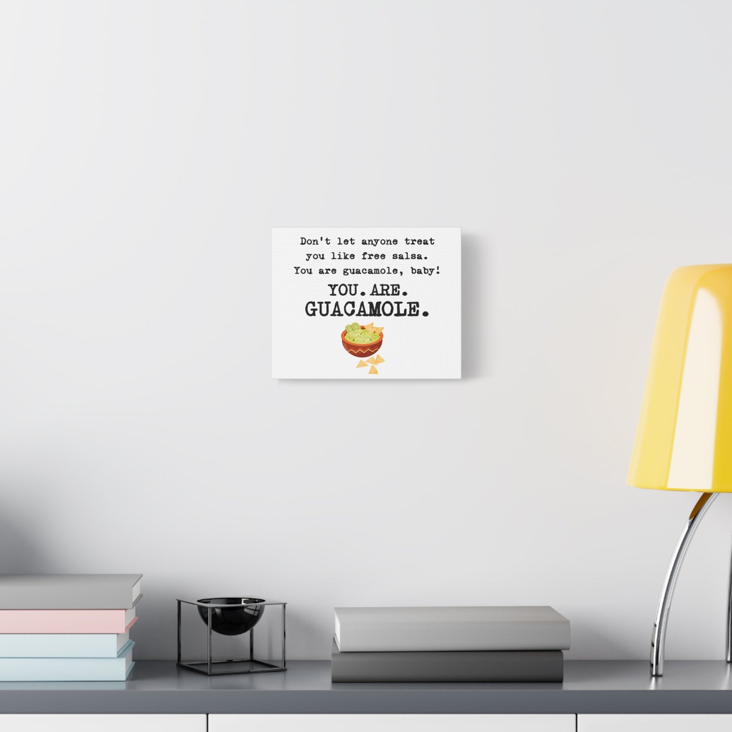 Guacamole Quote Canvas Art, Kitchen Decor, Funny Wall Art, Gift for Foodies, Home Decoration