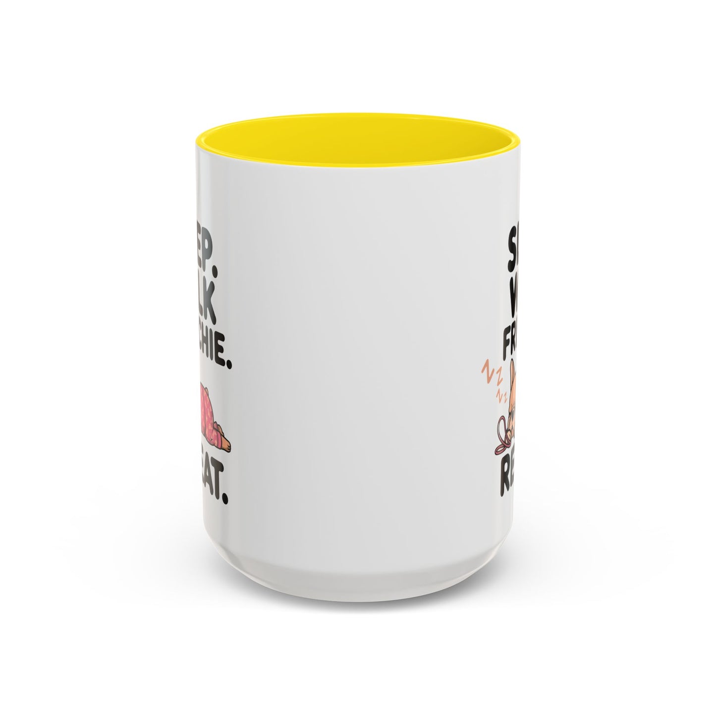 French Bulldog Coffee Mug with Cute Sleepy Design, Dog Lover Gift, Humorous Mug, Pet Owner Essentials, Frenchie Appreciation