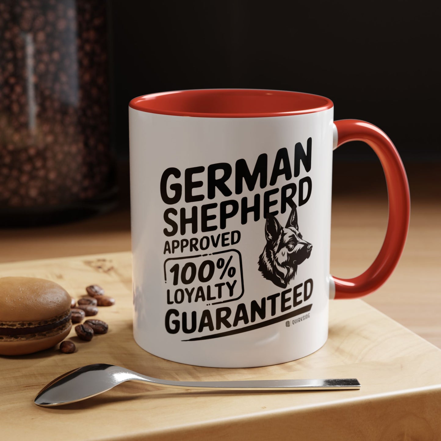 German Shepherd Lover Coffee Mug, Dog Owner Gift, Animal Lover Mug, Pet Parent Gift, Loyalty Guaranteed Mug