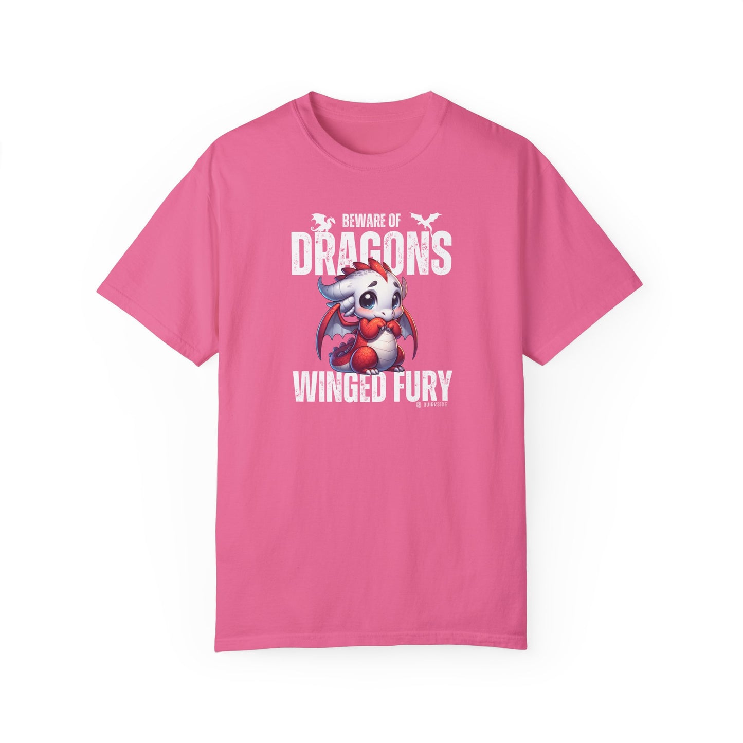 Dragon Lover Unisex T-shirt, Dragon Tee Shirt, Fantasy Graphic Tee, Dragon Art Shirt, Dragon Apparel - Quirkside Creations