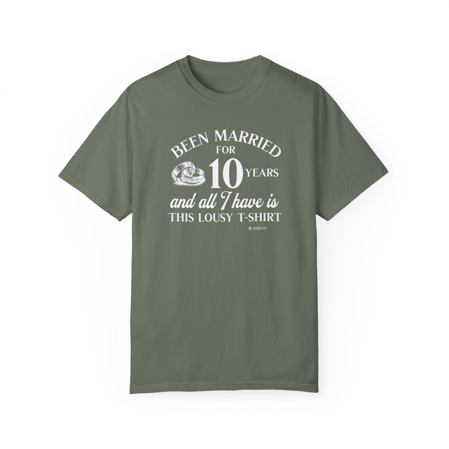 Hilarious Marriage Celebration T-shirt, Customizable Unisex Tee for Anniversary, Funny Gift, Humor Shirt, Wicked Sense of Humor Top - Quirkside Creations