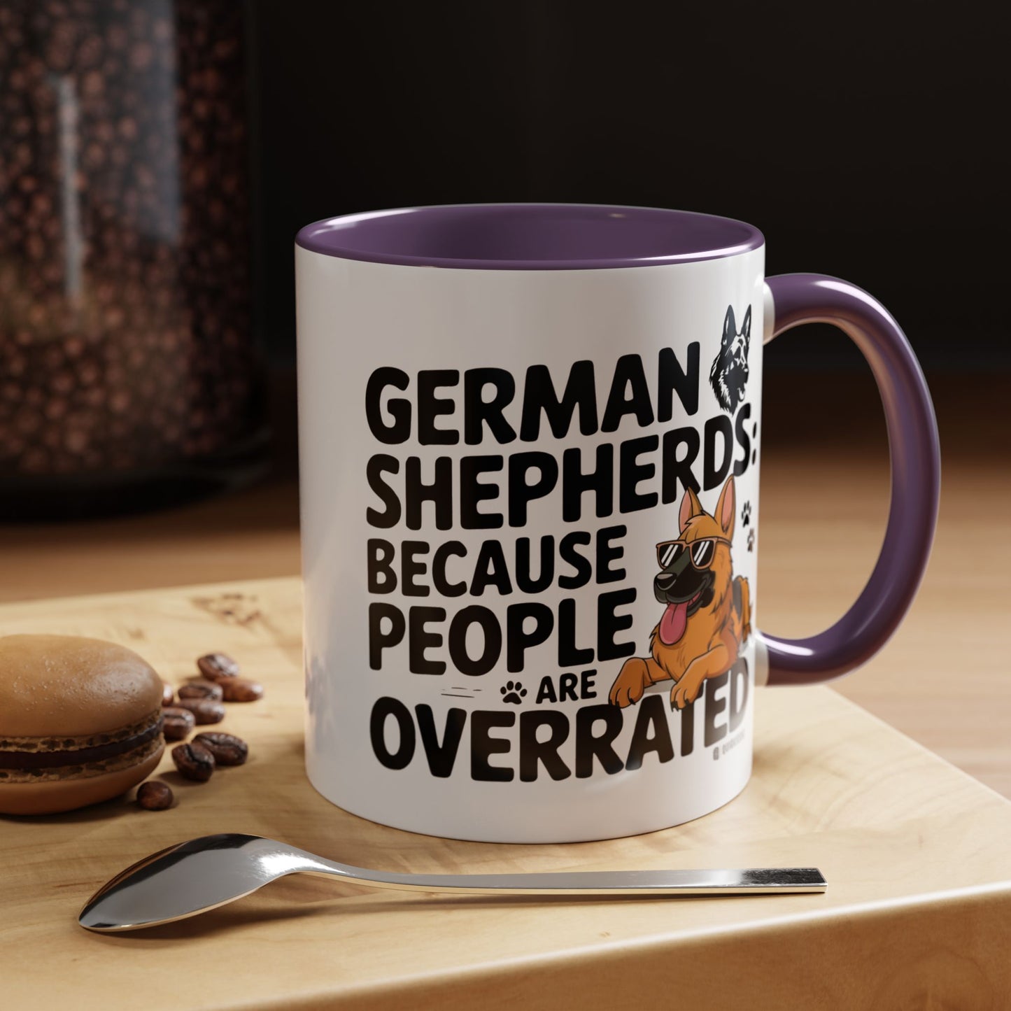 German Shepherds Coffee Mug - Funny Dog Lover Gift, Pet Parent Humor, Animal Lover Decor, Unique Holiday Present, Dog Breed Lovers