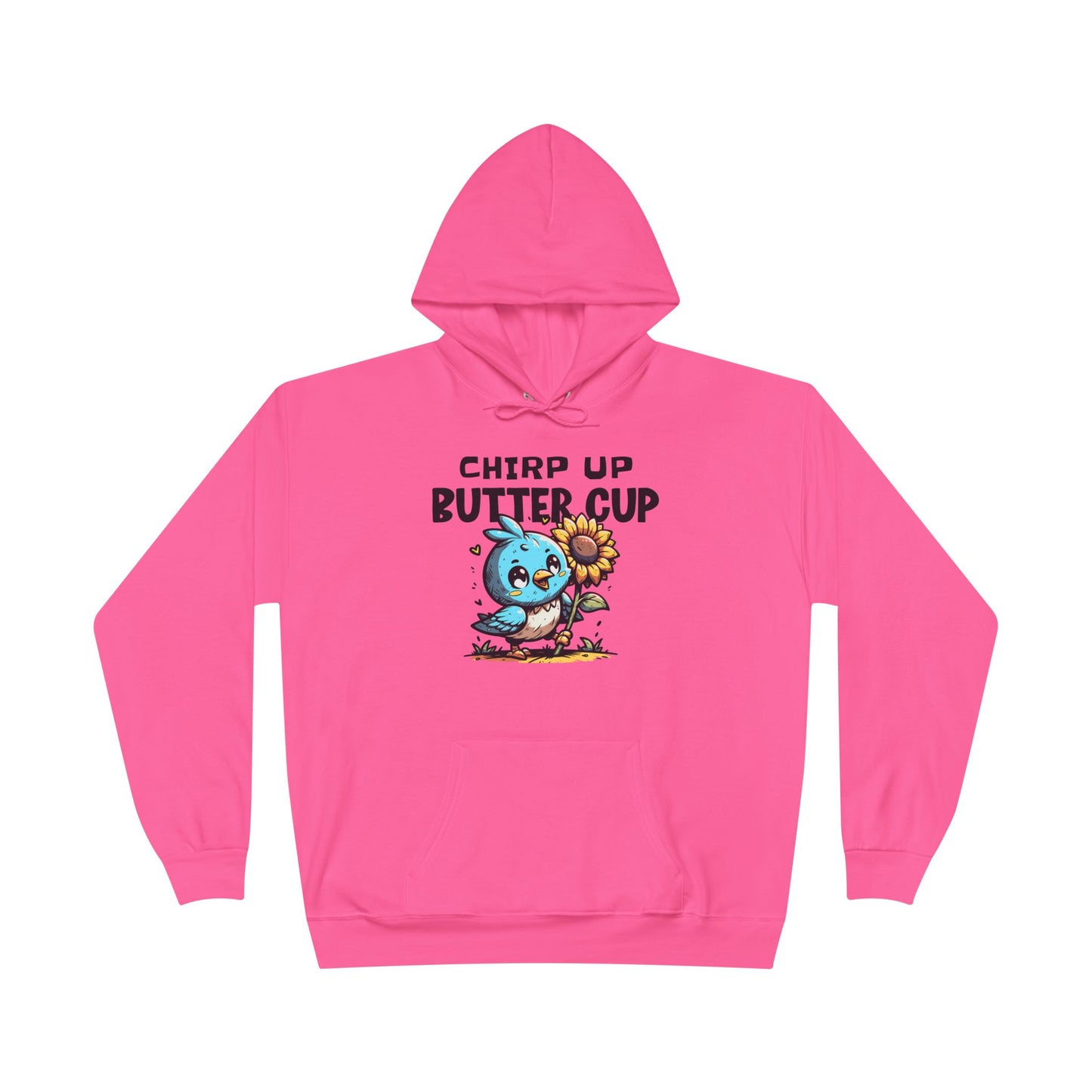 Positive Vibes Fun Pullover Hoodie Sweatshirt, Inspirational Encouragement Top, Cheerful Eco-Friendly Jumper, Colorful Optimistic Hoodie - Quirkside Creations