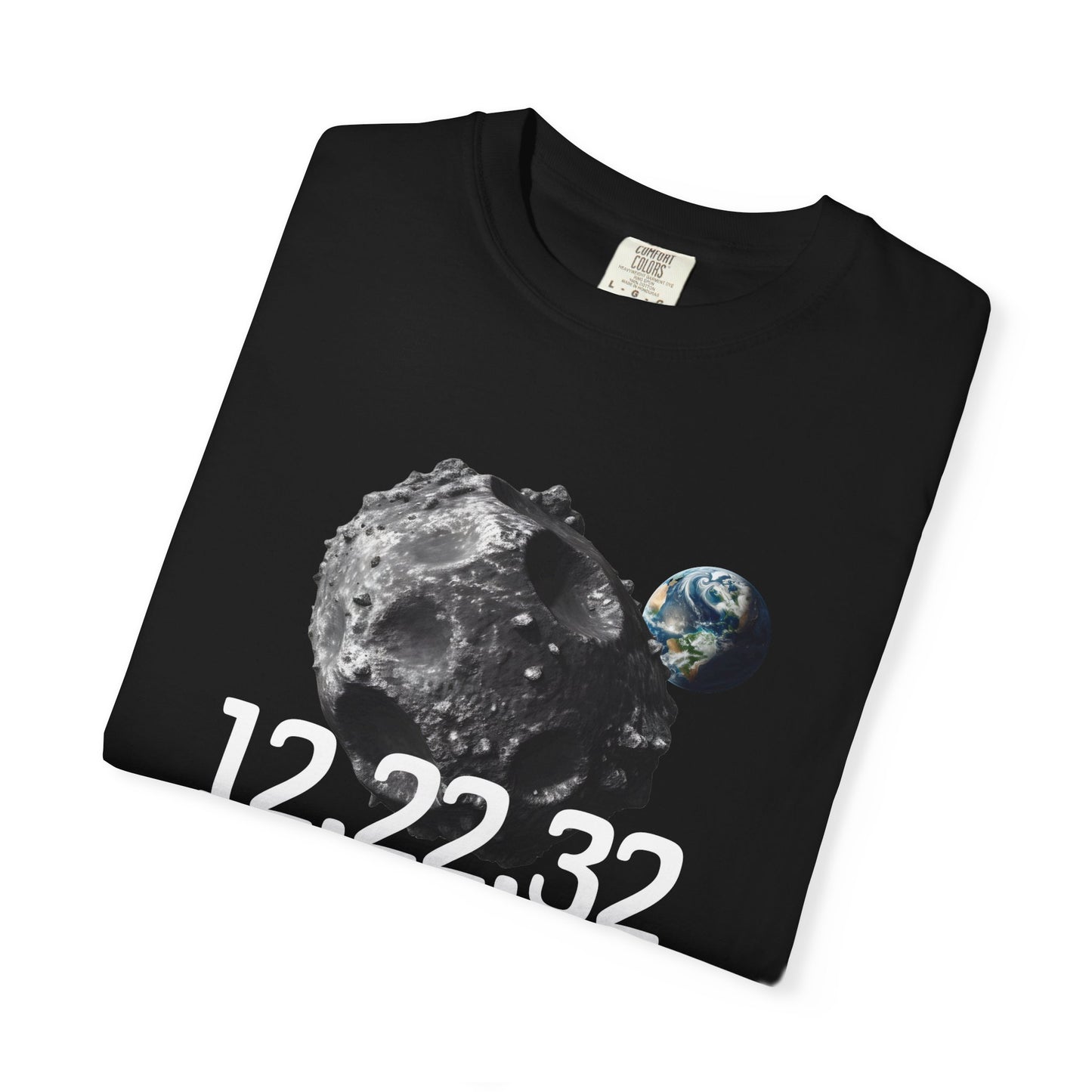 Asteroid Apocalypse Unisex T-shirt, Funny Space Shirt, Quirky Astronomical Tee, Armageddon Top, Unique Astronomy Clothing