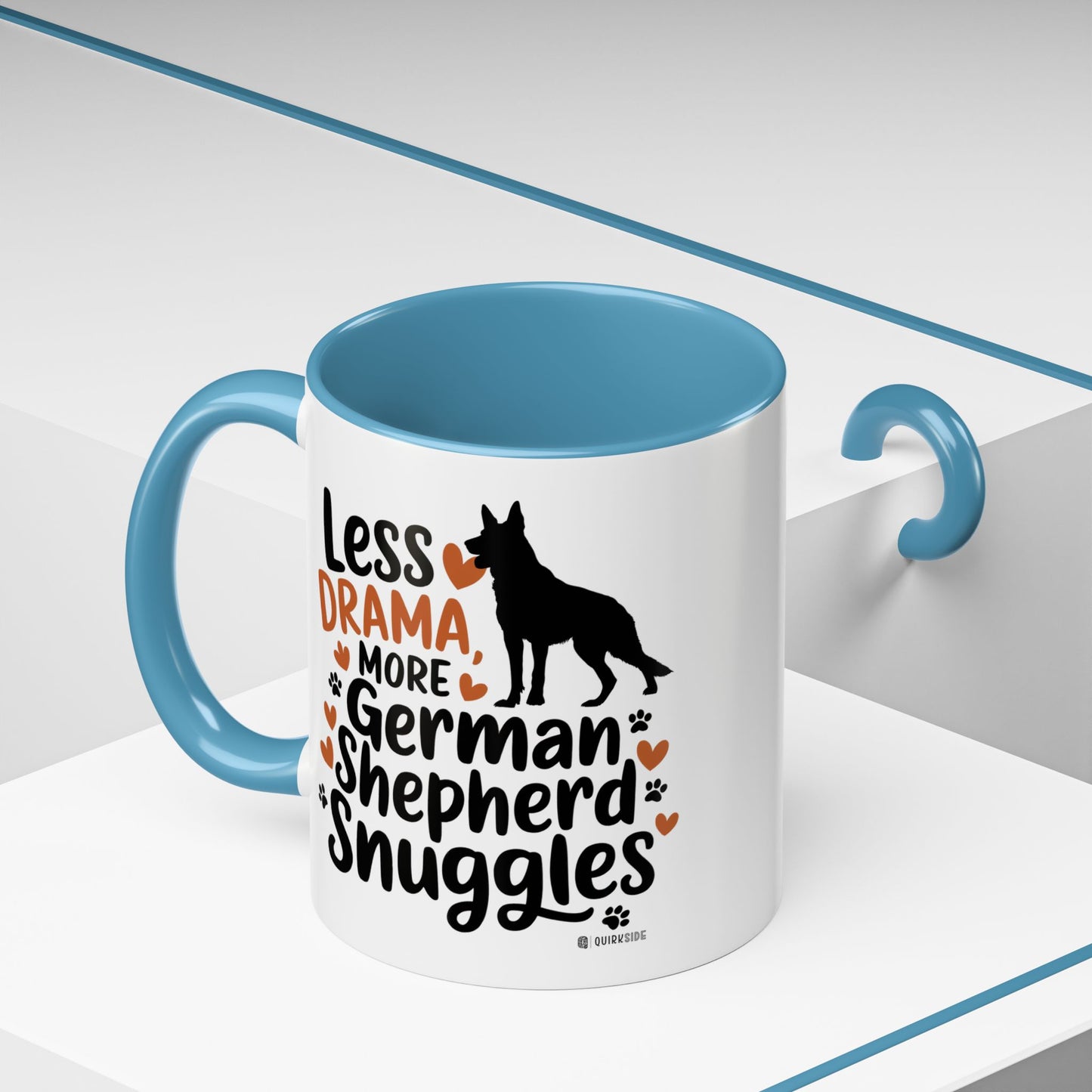 German Shepherd Love Mug | Accent Coffee Mug | Dog Mom Gift | Pet Owner Gift | Animal Lover Coffee Mug | Funny Dog Mug