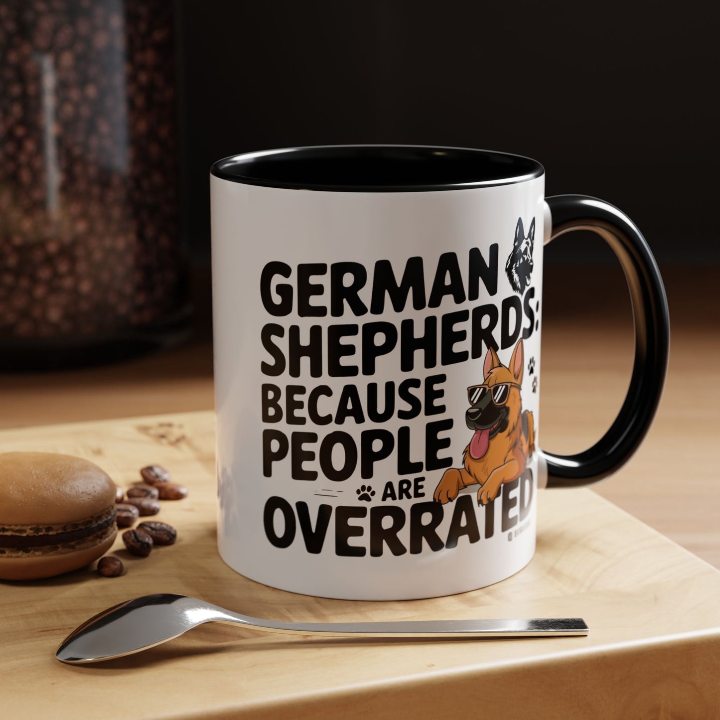 German Shepherds Coffee Mug - Funny Dog Lover Gift, Pet Parent Humor, Animal Lover Decor, Unique Holiday Present, Dog Breed Lovers
