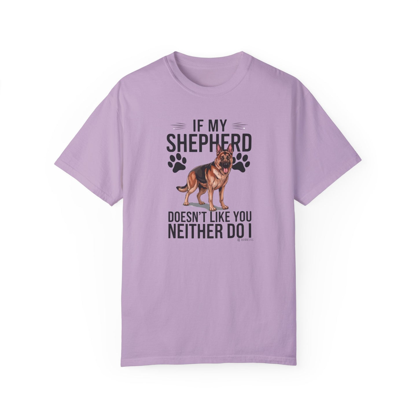 German Shepherd Dog Lover Unisex Garment-Dyed T-shirt, Parent Gift, Funny Dog Tee, Dog Mom Shirt, Gift for Dog Lovers