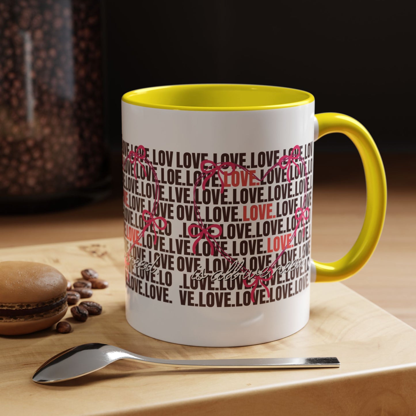 Romantic Love Coffee Mug - Perfect Gift for Anniversary, Valentine's Day, Wedding, Love-Themed Decor, Ceramic Drinkware