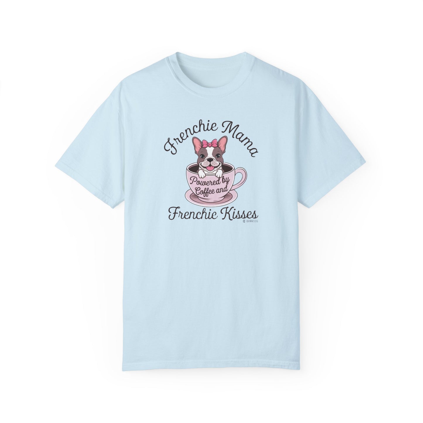French Bulldog Lover Unisex Garment-Dyed T-shirt, Dog Parent Tee, Cute Bulldog Shirt, Pet Lover Top, Animal Graphic Tee