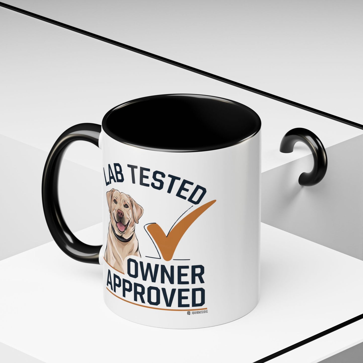 Lab Tested Owner Approved Coffee Mug, Dog Lover Gift, Pet Owner Present, Funny Mug for Dog Moms, Lab Dog Coffee Mug, Unique Dog Gifts