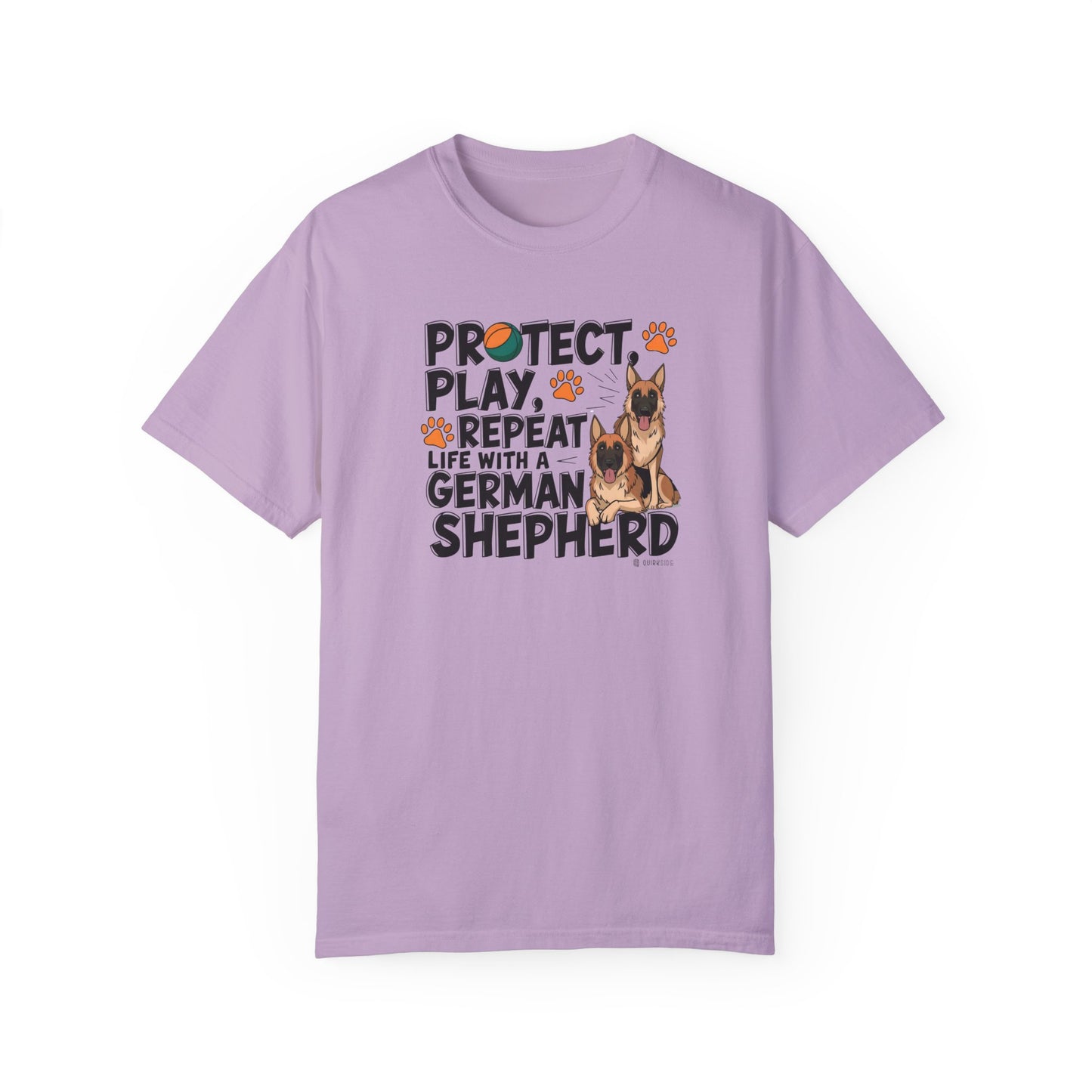 German Shepherd Dog Lover Unisex Garment-Dyed T-shirt, Parent Gift, Funny Dog Tee, Dog Mom Shirt, Gift for Dog Lovers