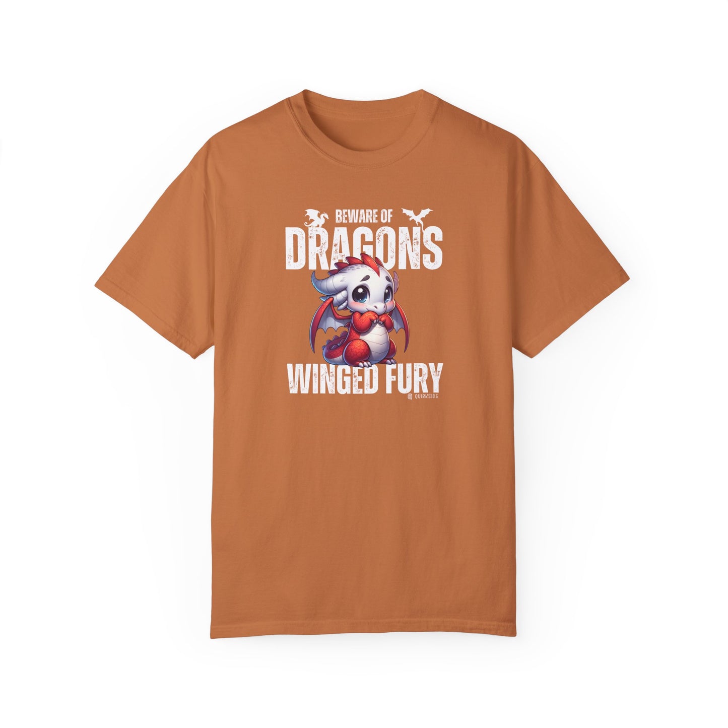 Dragon Lover Unisex T-shirt, Dragon Tee Shirt, Fantasy Graphic Tee, Dragon Art Shirt, Dragon Apparel - Quirkside Creations