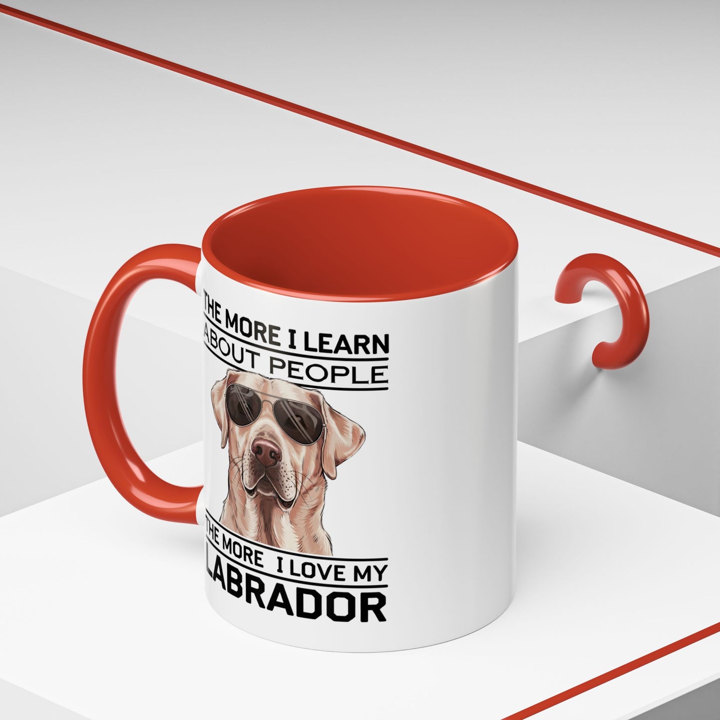 Labrador Coffee Mug - Cute Dog Lover Gift, Funny Pet Lover Cup, Labrador Owner Birthday, Dog Mom, Unique Animal Lover Present
