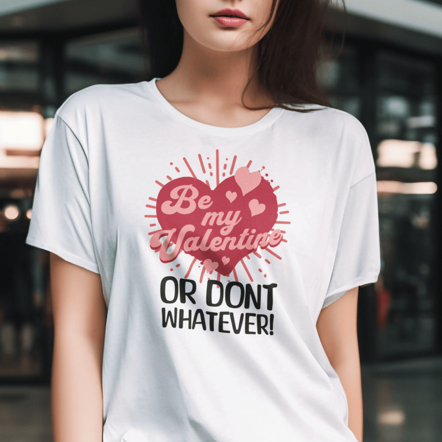 Sassy Valentines Unisex T-shirt, Funny Sarcastic Tee, Powerful Independent Women, Be My Valentine Shirt, Gift for Him or Her, Garment-Dyed