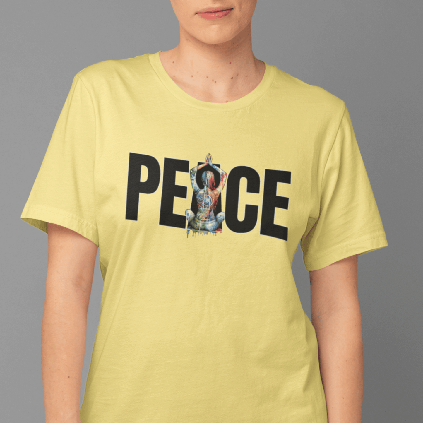 Peace Yoga Unisex T-shirt, Meditation Tee, Yoga Lover Gift, Mindfulness Shirt, Namaste Apparel