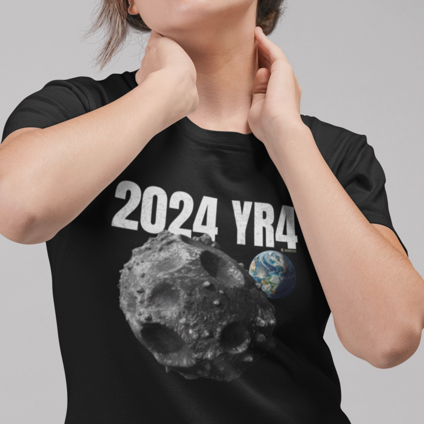 Asteroid Apocalypse Unisex T-shirt, Funny Space Shirt, Quirky Astronomical Tee, Armageddon Top, Unique Astronomy Clothing