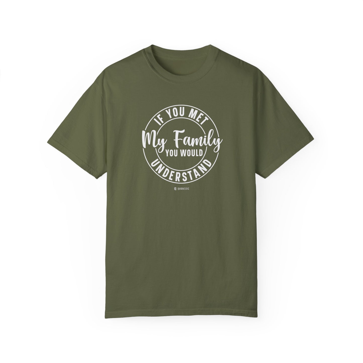 Funny Family Traits Unisex T-shirt, Humorous Cotton Tee, Gift for Him or Her, Casual Top, Comical Graphic Shirt - Quirkside Creations