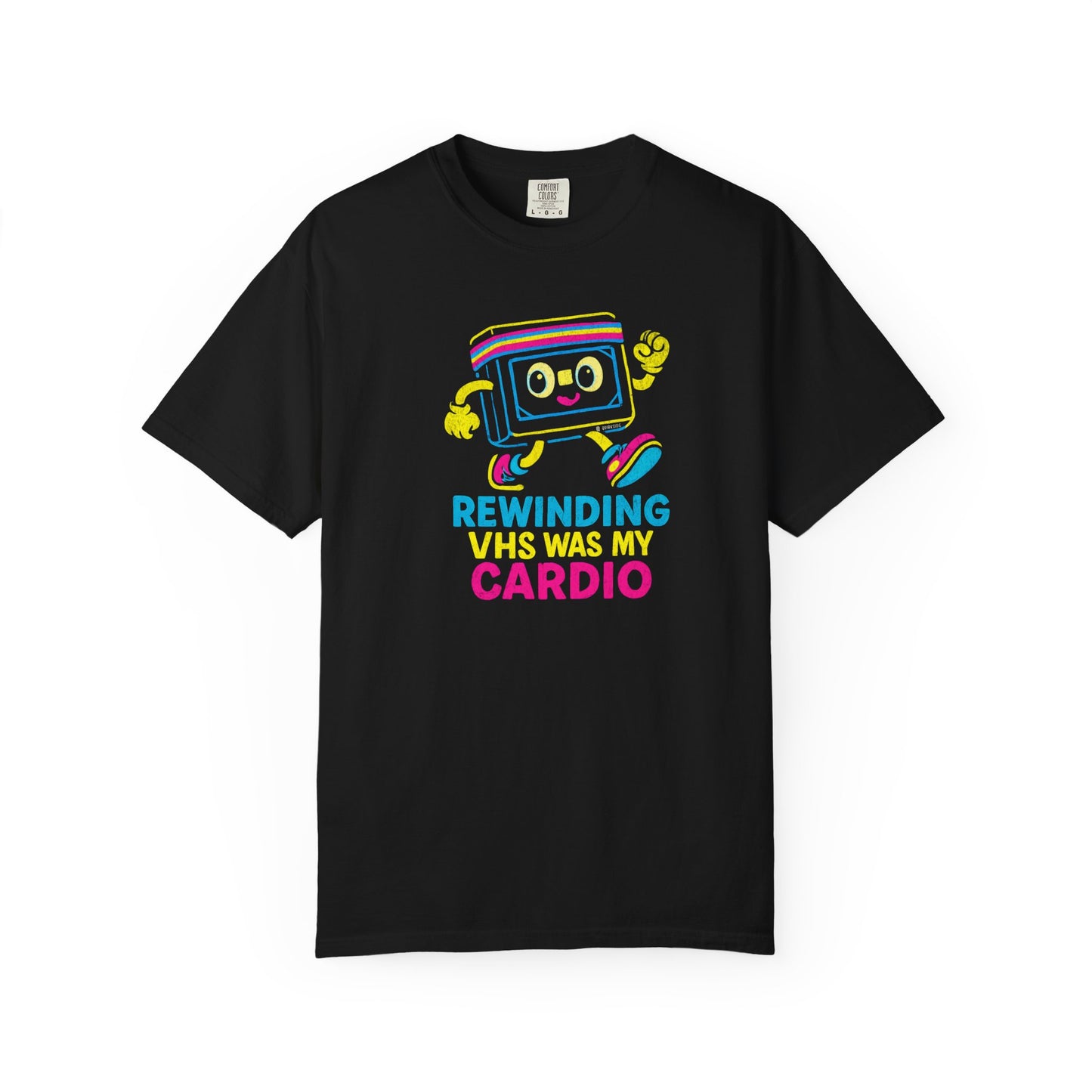 Retro VHS Cardio Unisex T-Shirt, Vintage Fitness Tee, Funny Gift, 80s Nostalgia Apparel, Movie Buff Shirt