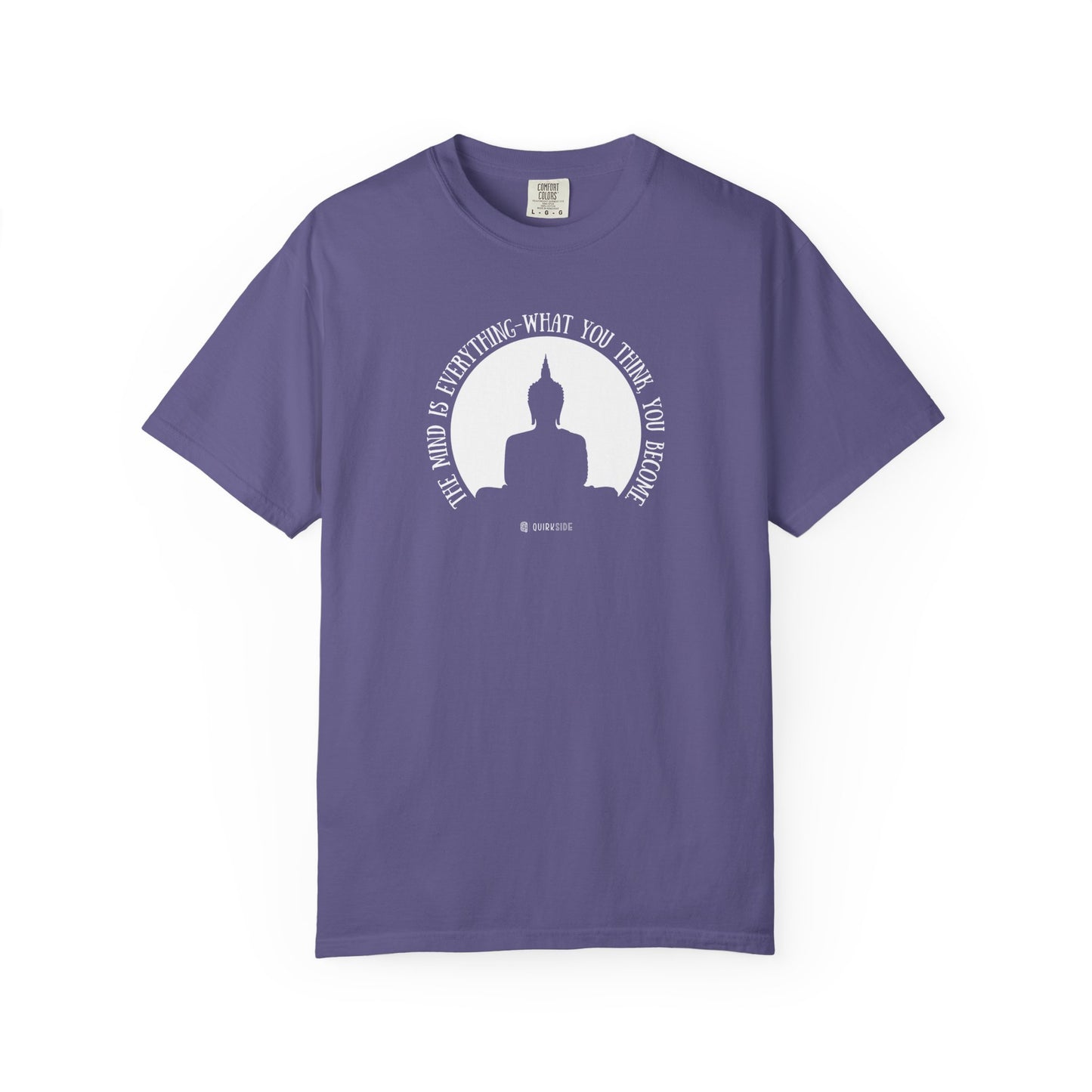 Buddha Quote Mind Power T-shirt, Inspirational Tee, Positive Thinking Shirt, Meditation Top, Unisex Graphic Apparel
