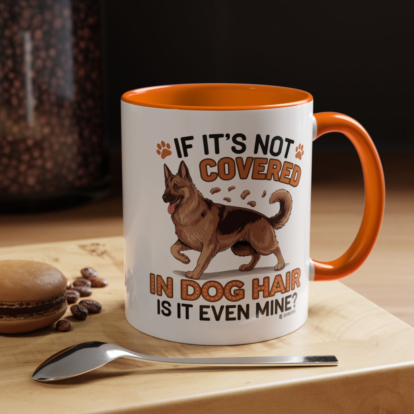 Dog Hair Lover's Coffee Mug | Funny Pet Mug | Gifts for Dog Owners | Cute Pet Lover Gift | Animal Lover Coffee Cup | Dog Mom Mug