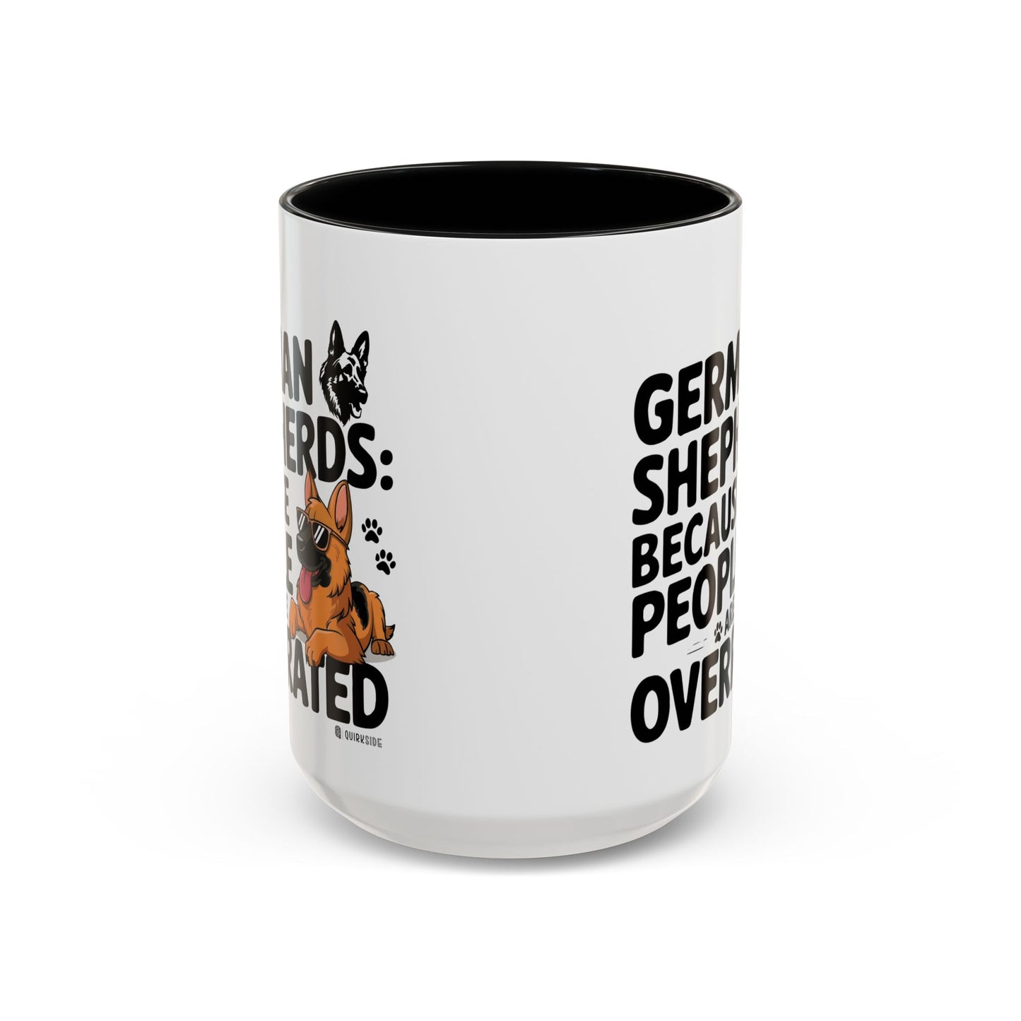 German Shepherds Coffee Mug - Funny Dog Lover Gift, Pet Parent Humor, Animal Lover Decor, Unique Holiday Present, Dog Breed Lovers