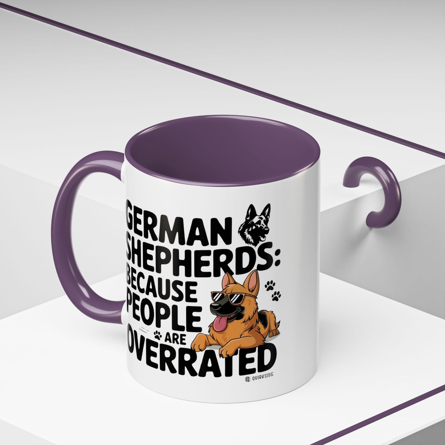 German Shepherds Coffee Mug - Funny Dog Lover Gift, Pet Parent Humor, Animal Lover Decor, Unique Holiday Present, Dog Breed Lovers