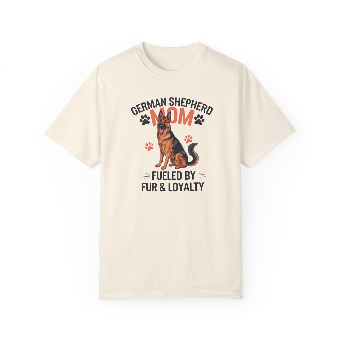 German Shepherd Dog Lover Unisex Garment-Dyed T-shirt, Parent Gift, Funny Dog Tee, Dog Mom Shirt, Gift for Dog Lovers