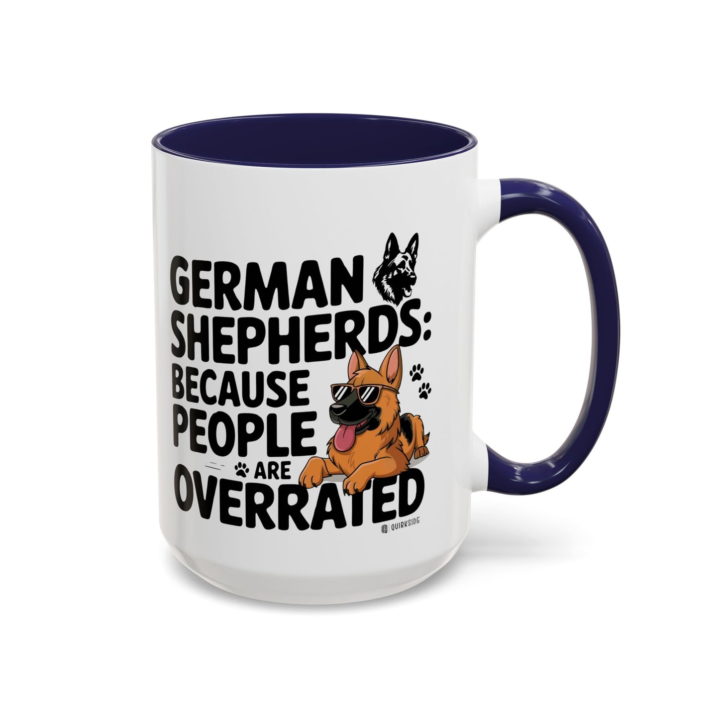 German Shepherds Coffee Mug - Funny Dog Lover Gift, Pet Parent Humor, Animal Lover Decor, Unique Holiday Present, Dog Breed Lovers