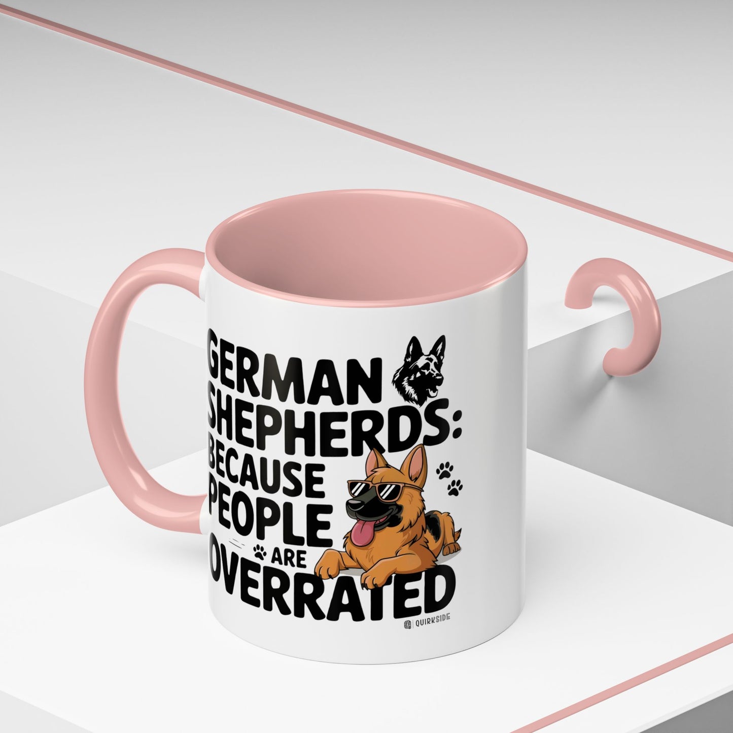 German Shepherds Coffee Mug - Funny Dog Lover Gift, Pet Parent Humor, Animal Lover Decor, Unique Holiday Present, Dog Breed Lovers