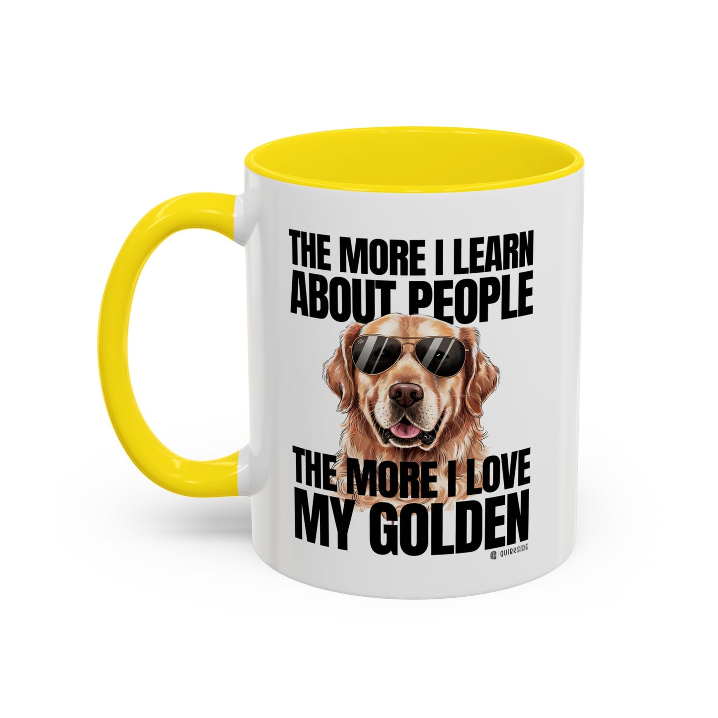 Golden Retriever Love Coffee Mug - Funny Dog Mug, Pet Owner Gift, Personalized Mug, Animal Lover Gift, Birthday Gift