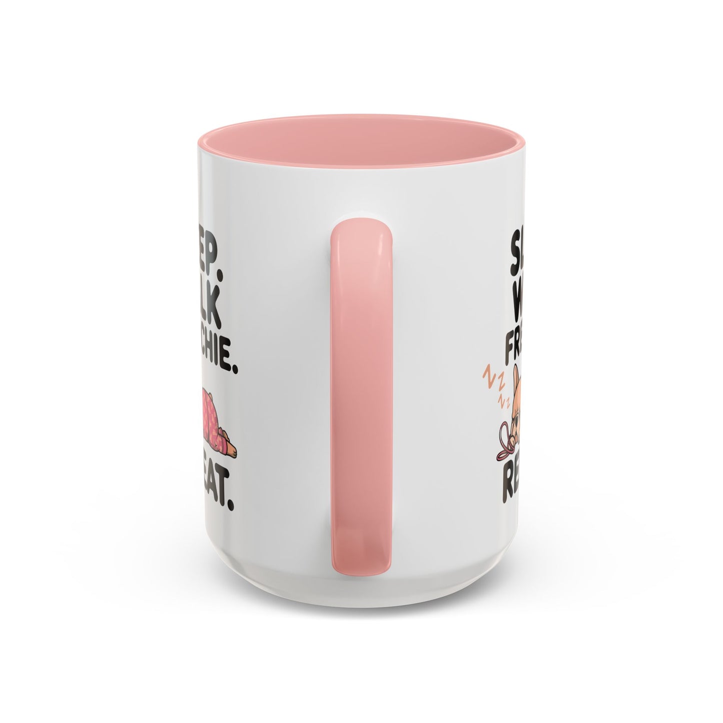 French Bulldog Coffee Mug with Cute Sleepy Design, Dog Lover Gift, Humorous Mug, Pet Owner Essentials, Frenchie Appreciation