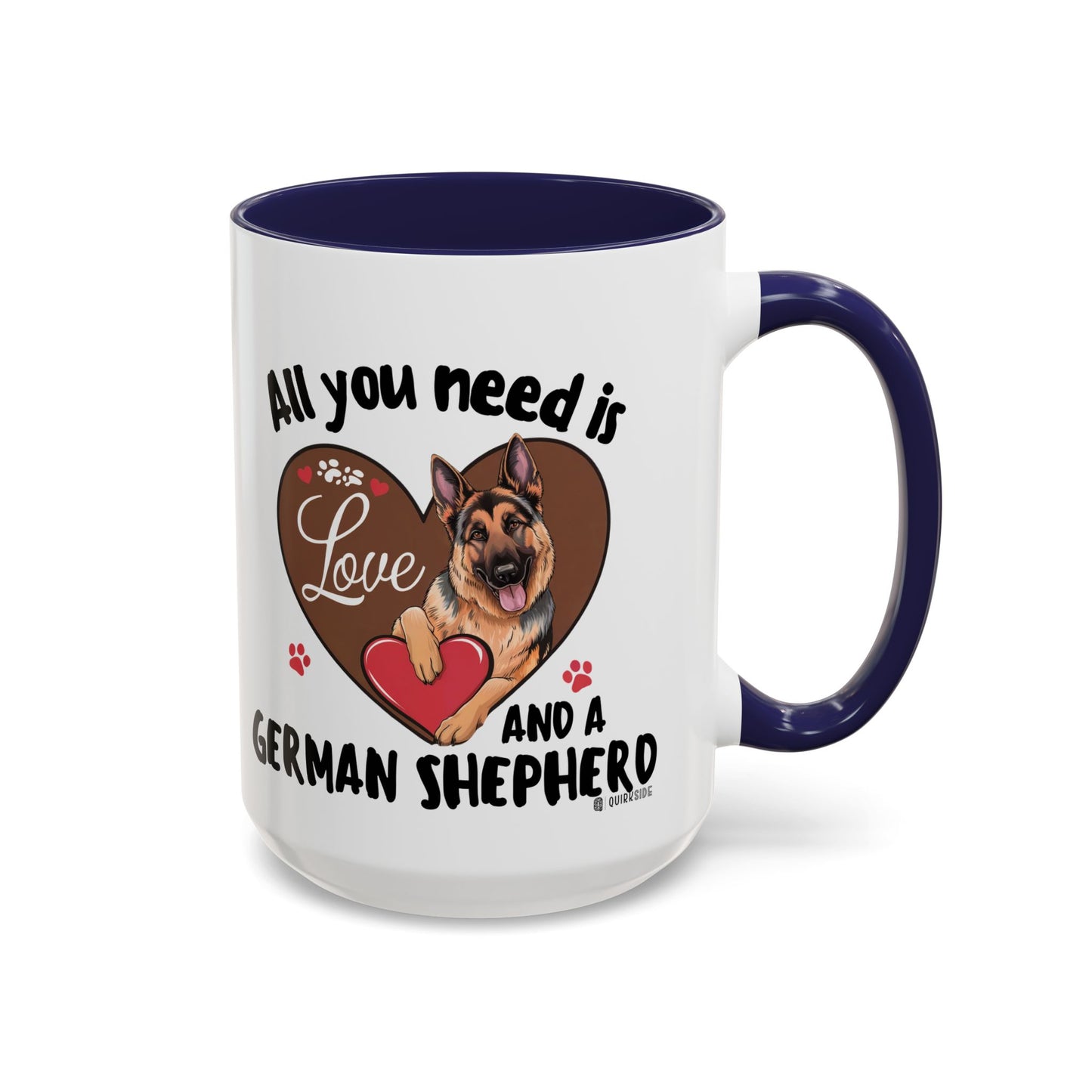 German Shepherd Love Mug | Dog Owner Gift | Coffee Cup | Animal Lover Gift | Pet Lover's Mug | Cute Pet Coffee Mug