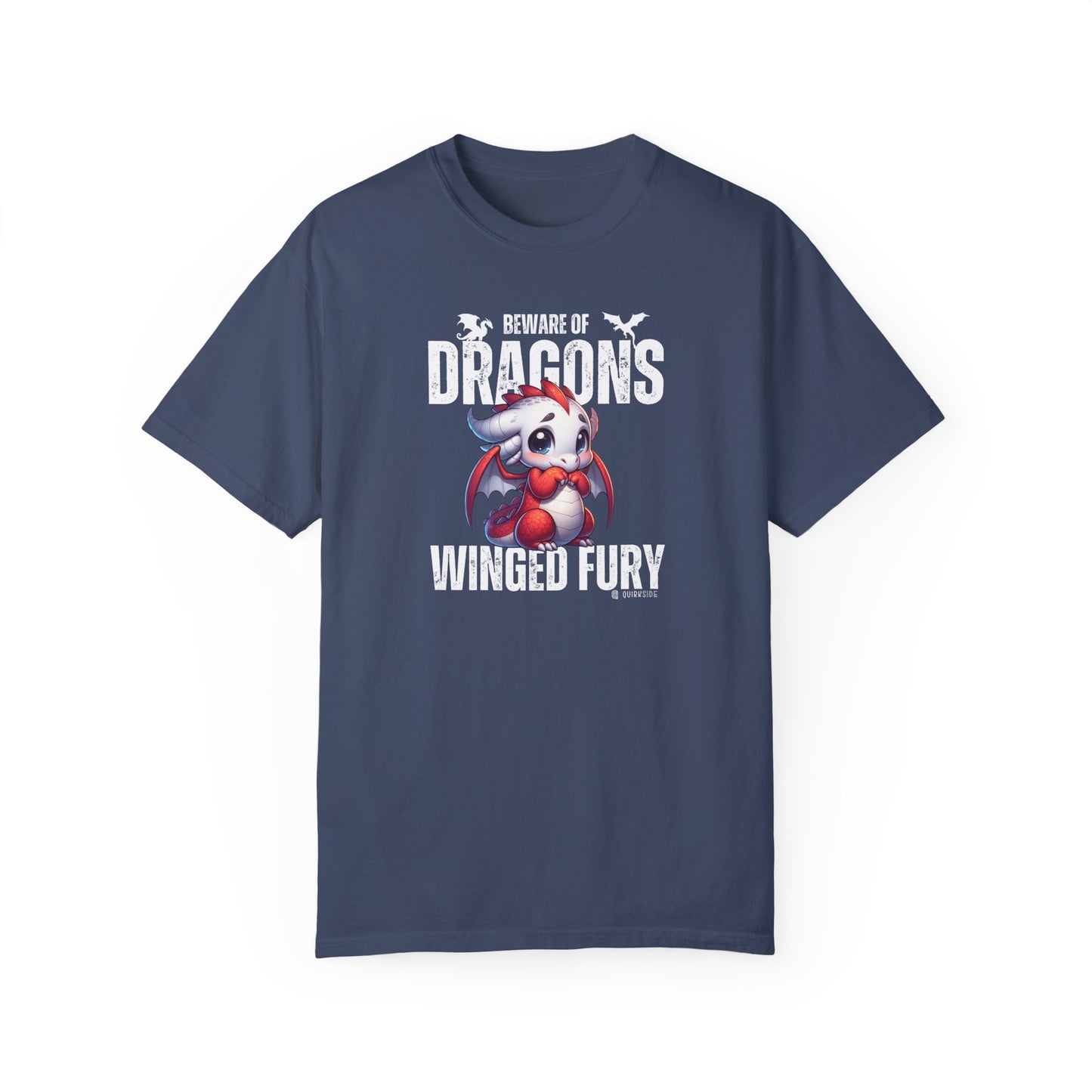 Dragon Lover Unisex T-shirt, Dragon Tee Shirt, Fantasy Graphic Tee, Dragon Art Shirt, Dragon Apparel - Quirkside Creations