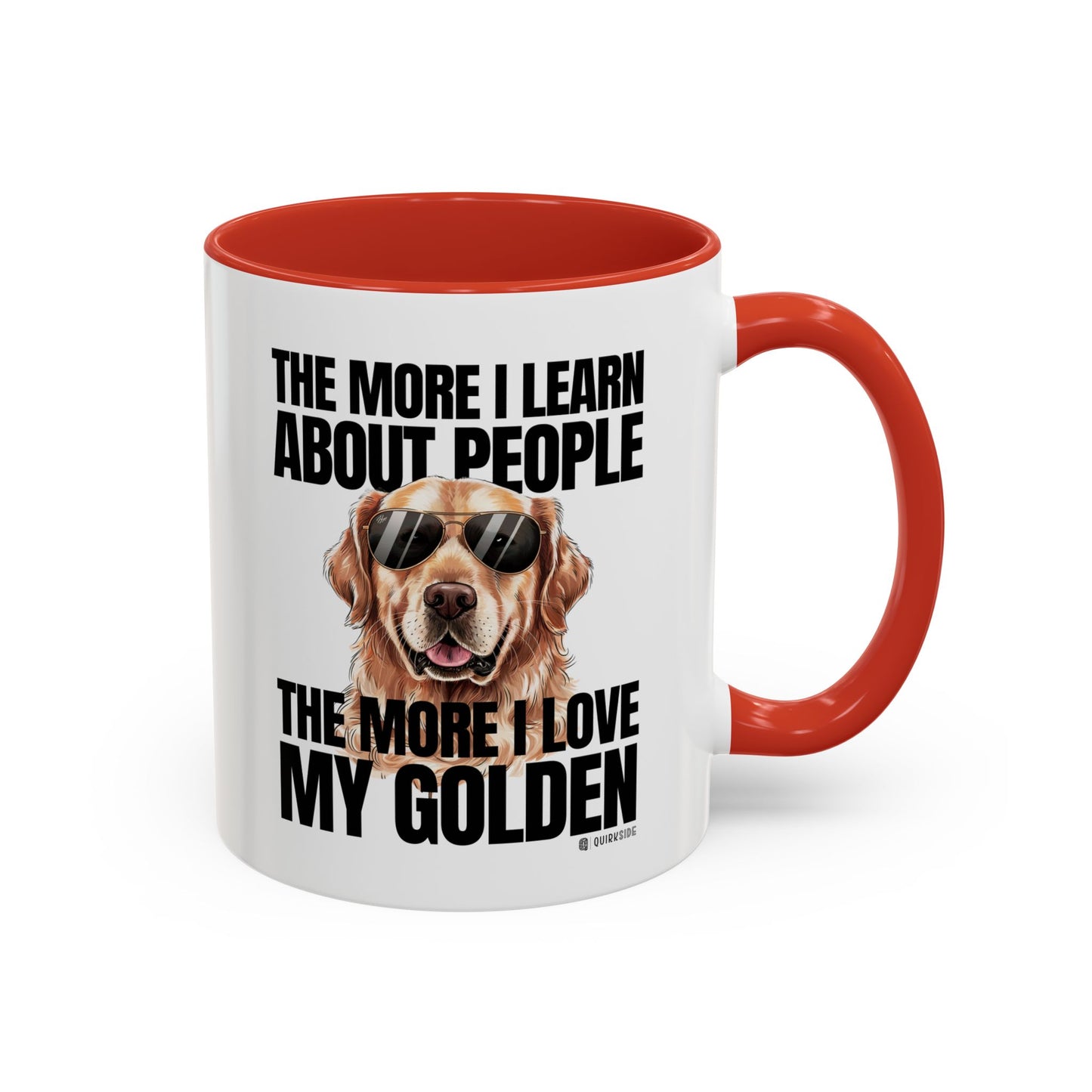 Golden Retriever Love Coffee Mug - Funny Dog Mug, Pet Owner Gift, Personalized Mug, Animal Lover Gift, Birthday Gift