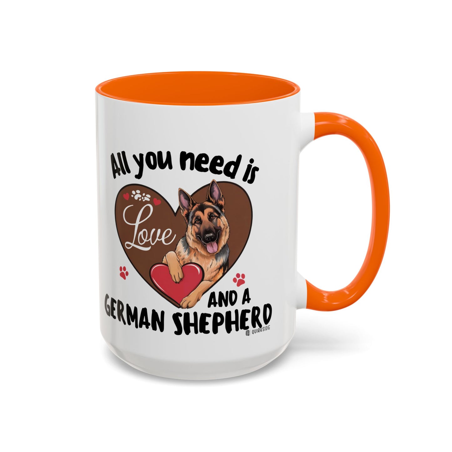 German Shepherd Love Mug | Dog Owner Gift | Coffee Cup | Animal Lover Gift | Pet Lover's Mug | Cute Pet Coffee Mug