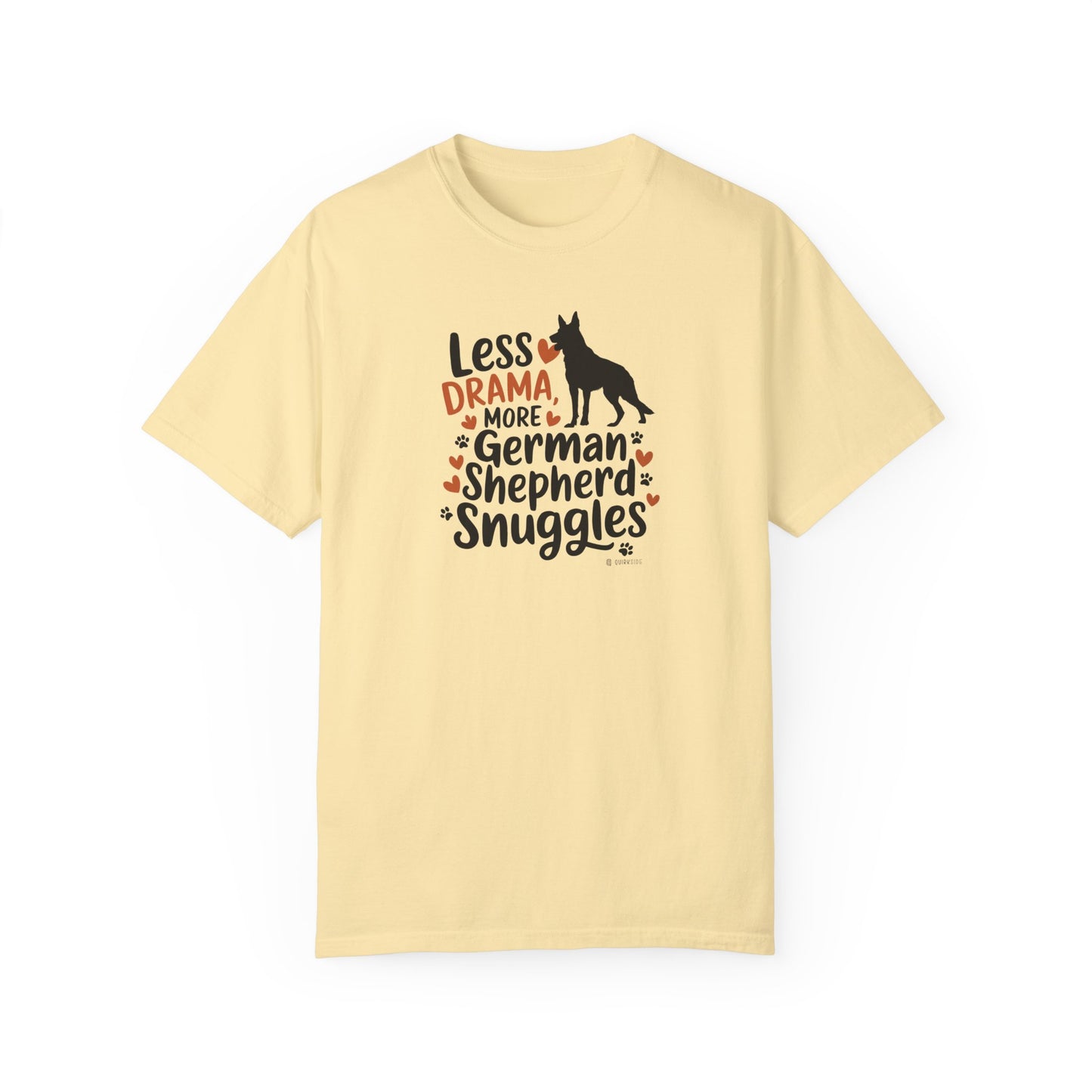 German Shepherd Dog Lover Unisex Garment-Dyed T-shirt, Parent Gift, Funny Dog Tee, Dog Mom Shirt, Gift for Dog Lovers