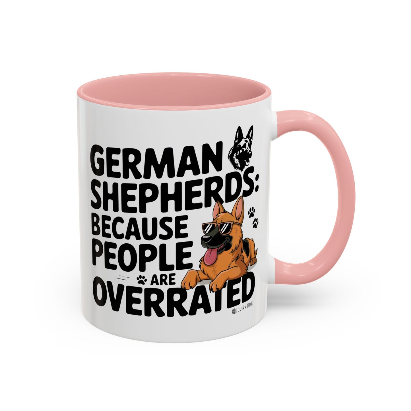 German Shepherds Coffee Mug - Funny Dog Lover Gift, Pet Parent Humor, Animal Lover Decor, Unique Holiday Present, Dog Breed Lovers
