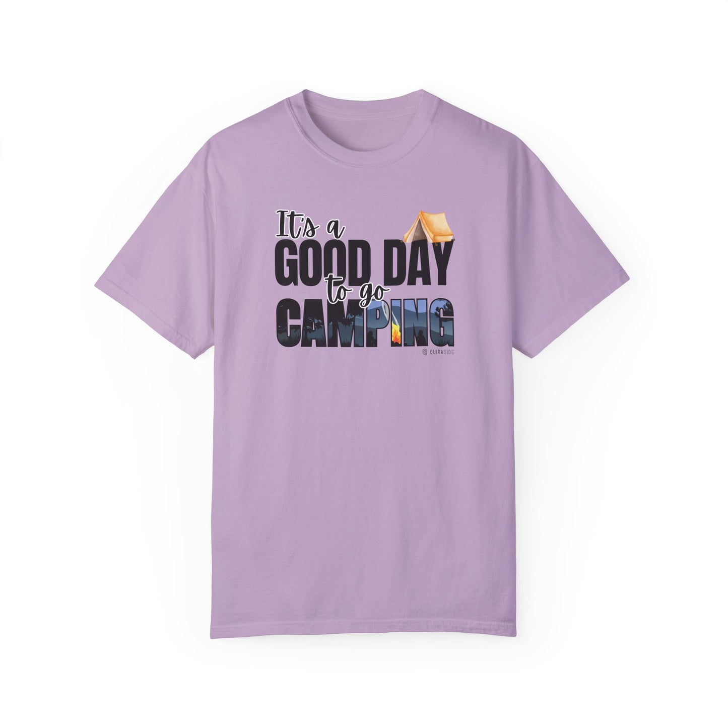 Premium Unisex Camping Enthusiast T-shirt - Great Day to Go Camping Design