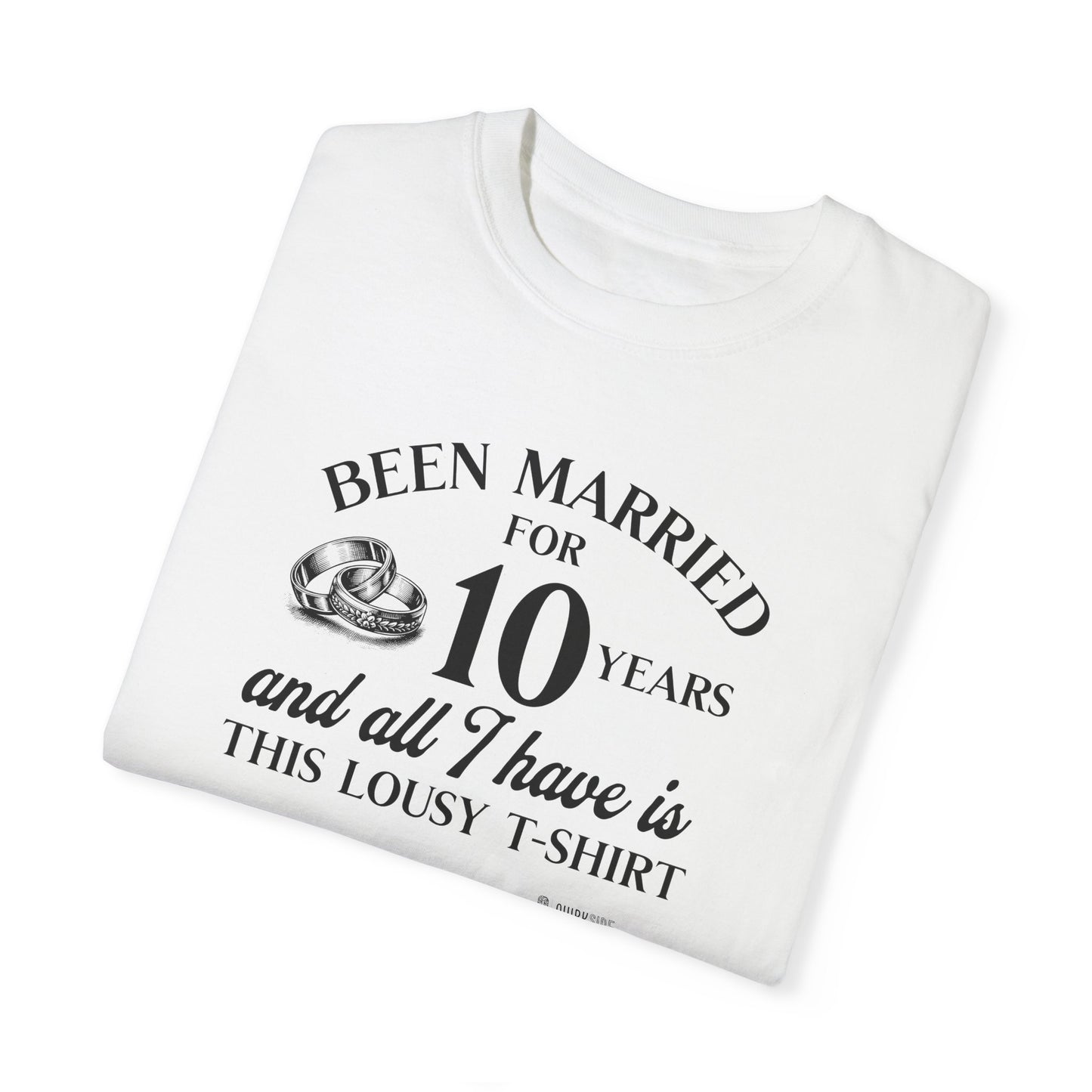 Hilarious Marriage Celebration T-shirt, Customizable Unisex Tee for Anniversary, Funny Gift, Humor Shirt, Wicked Sense of Humor Top - Quirkside Creations