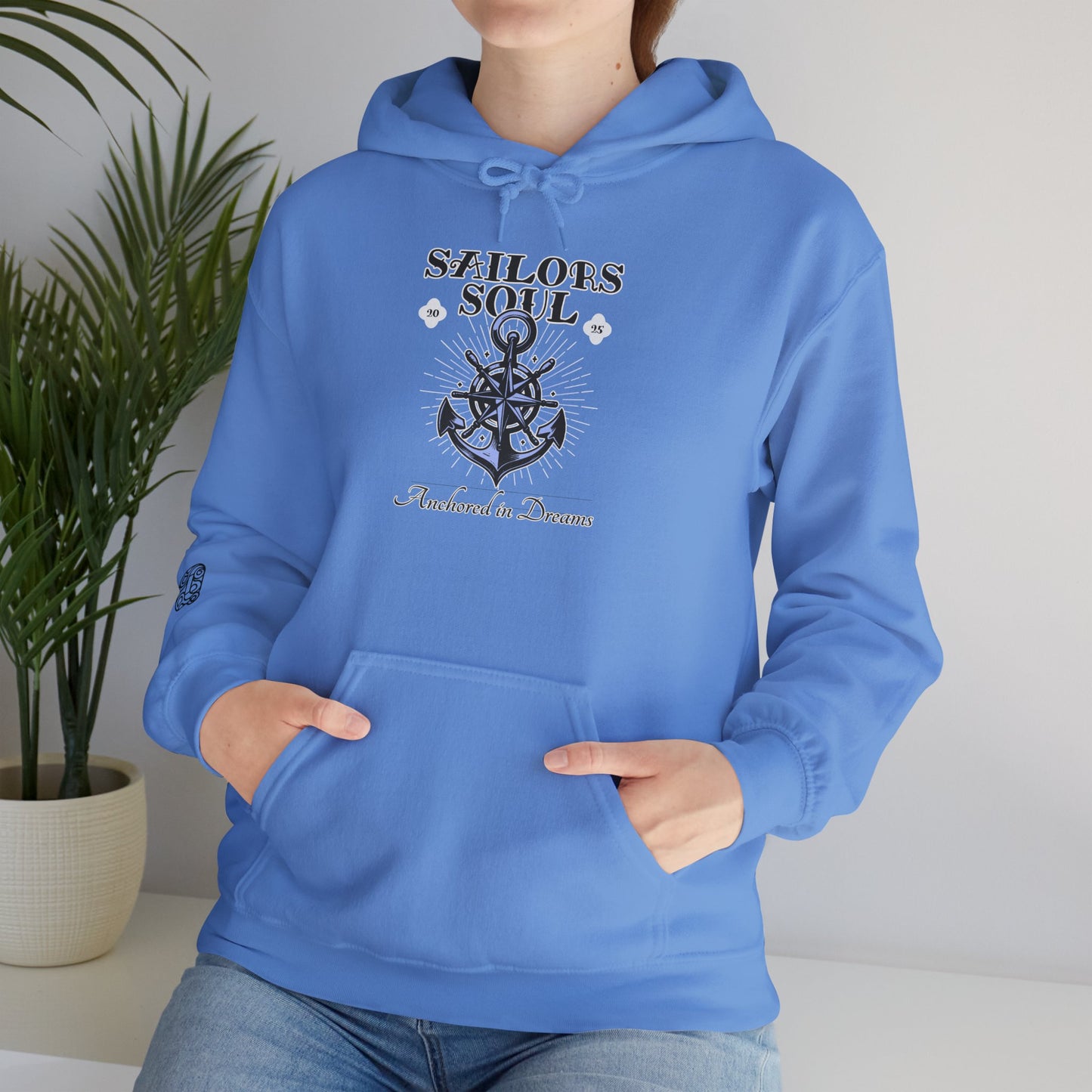 Nautical Vibes Hoodie, Beach Trips Summer Wear, Sea Lover Sweatshirt, Sailboat Dreamer Pullover, Casual Outings Apparel - Quirkside Creations