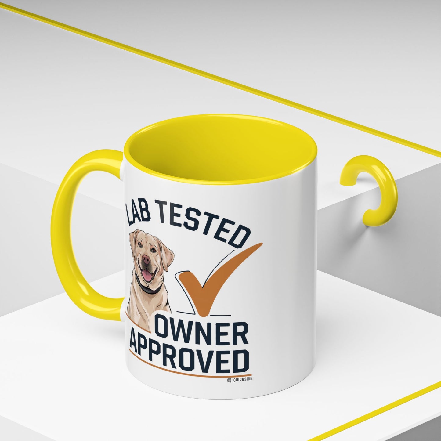 Lab Tested Owner Approved Coffee Mug, Dog Lover Gift, Pet Owner Present, Funny Mug for Dog Moms, Lab Dog Coffee Mug, Unique Dog Gifts