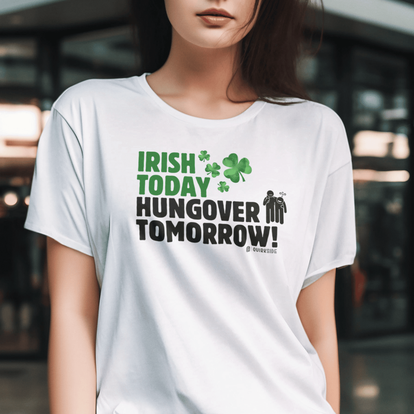 Irish Humor Unisex T-shirt, St Patricks Day Tee, Funny Irish Shirt, Shamrock Celebration Top, Green Clover Clothing