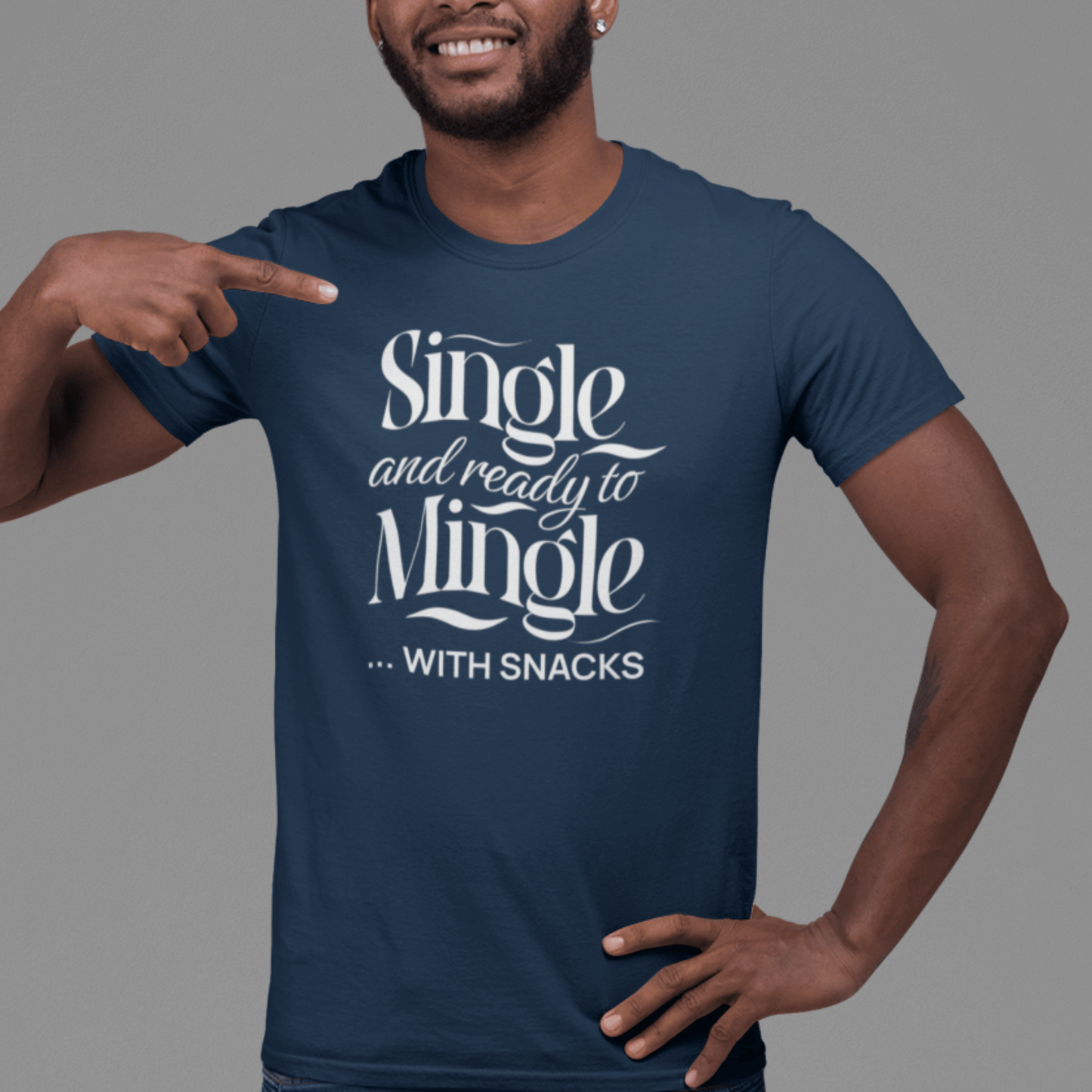 Funny Snack Lover Unisex Garment-Dyed T-shirt, Tee, Shirt, Foodie Gift, Humorous Relationship Graphic Top