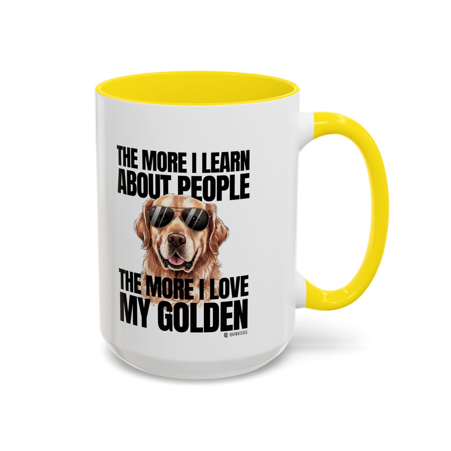 Golden Retriever Love Coffee Mug - Funny Dog Mug, Pet Owner Gift, Personalized Mug, Animal Lover Gift, Birthday Gift
