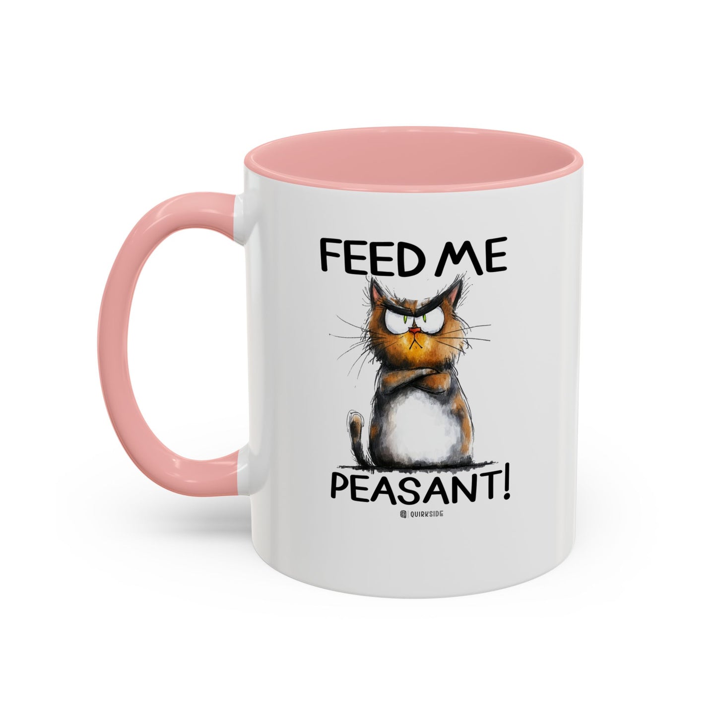 Sassy Cat Accent Coffee Mug | Funny Gift for Cat Lovers | Cute Home Coffee Mug | Unique Cat Mom Present | 11oz & 15oz Available