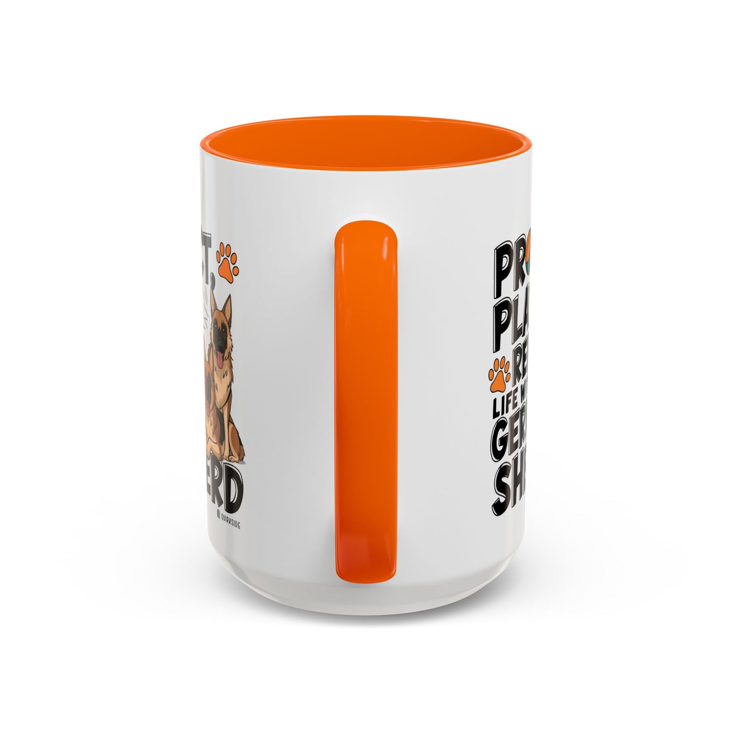 German Shepherd Lover's Accent Coffee Mug - Perfect Gift for Dog Owners, Pet Lovers, Birthdays, Holidays, Home Decor