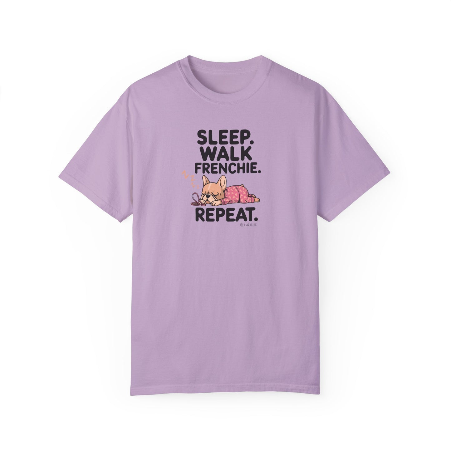 French Bulldog Lover Unisex Garment-Dyed T-shirt, Dog Parent Tee, Cute Bulldog Shirt, Pet Lover Top, Animal Graphic Tee