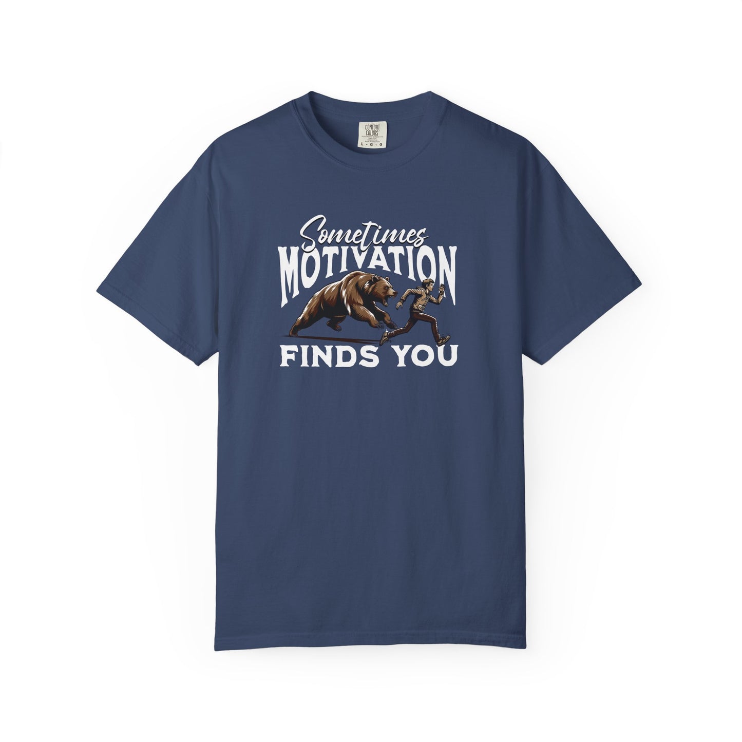 Funny Running Motivation Unisex T-shirt, Bear Chasing Humor Tee, Workout Inspiration Shirt, Fitness Apparel, Running Gift